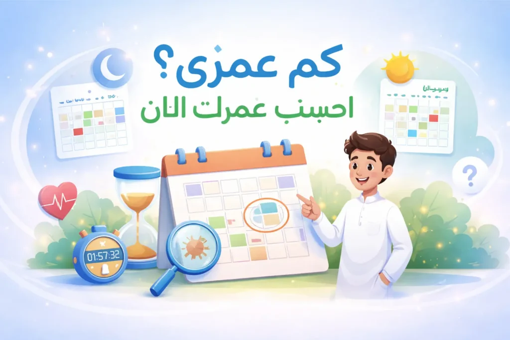 كم عمري؟ احسب عمرك الآن